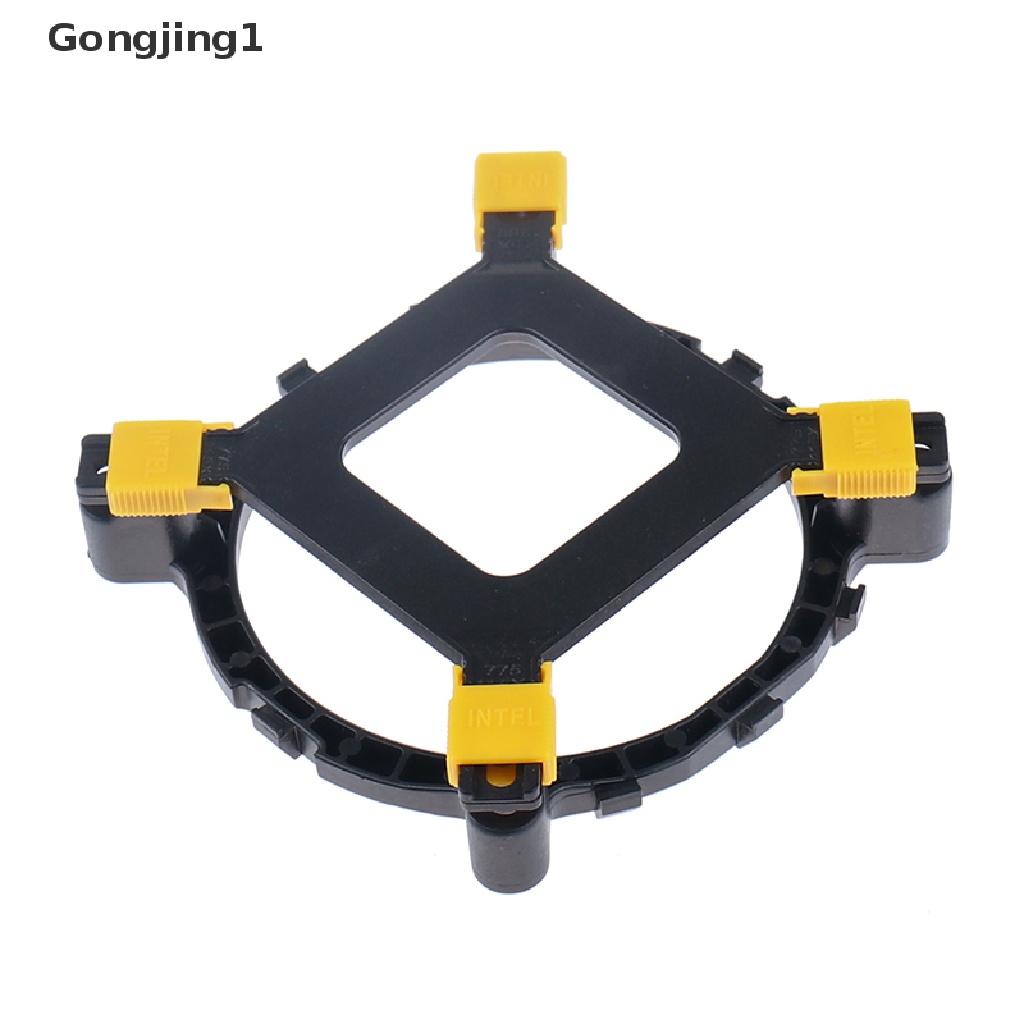 Gongjing1 Bracket Holder Kipas Pendingin CPU Untuk Intel 775 1150 1155 1156 1366