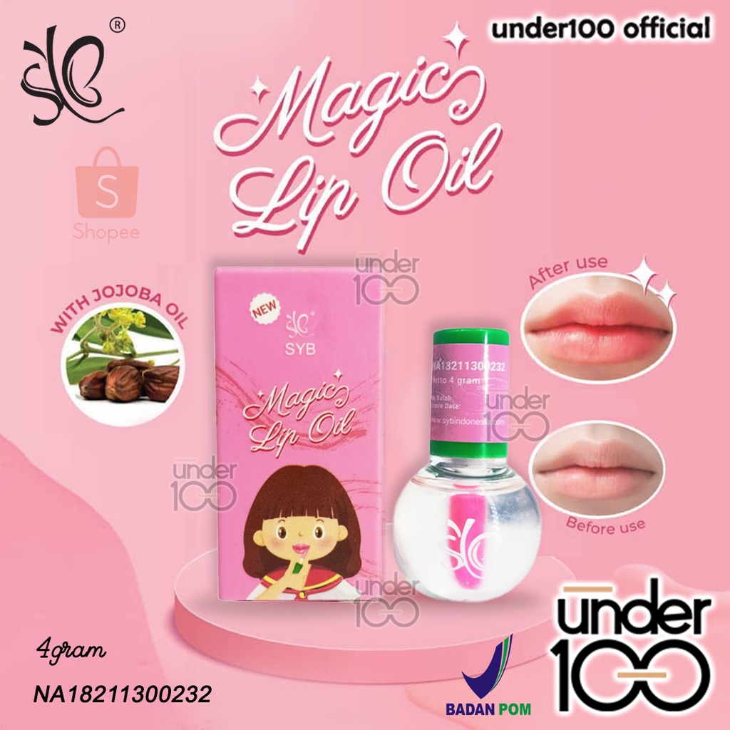 ❤ UNDER100 ❤ SYB Magic Lip Oil | Serum Bibir | Pelembab Bibir | BPOM