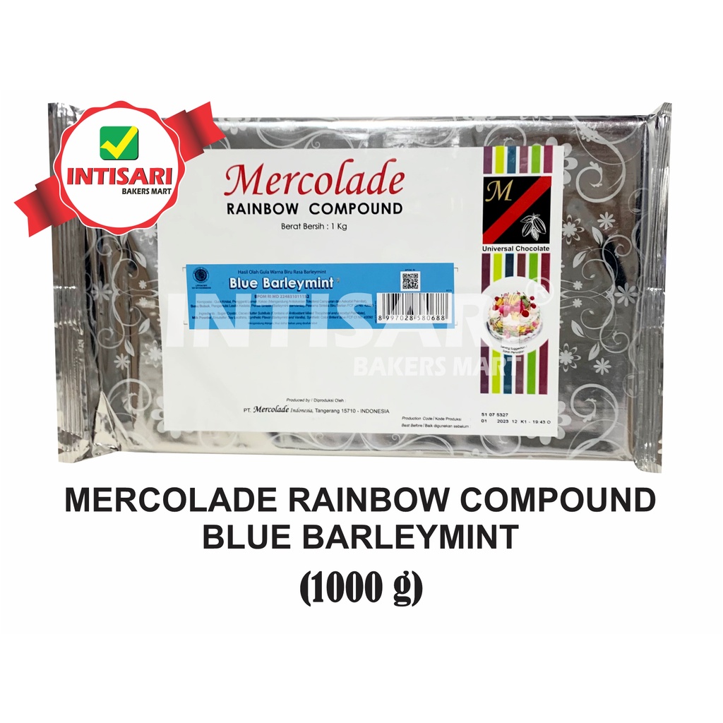 

MERCOLADE RAINBOW COMPOUND BLUE BARLEYMINT 1000 G