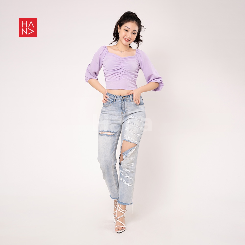 HanaFashion JKT - Hailee Sabrina Blouse Wanita / Atasan Wanita - TS293