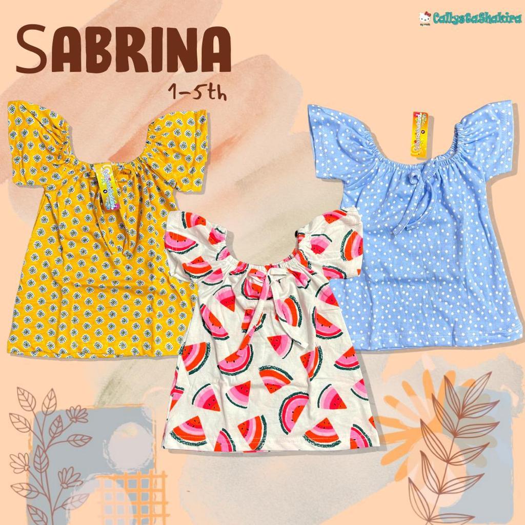 CALLYSTA KAOS SABRINA BAJU KAOS ANAK BAHAN LEMBUT ADEM MOTIF LUCU 1-5 TAHUN