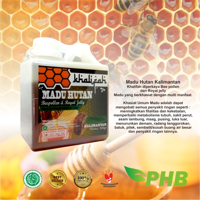 

Madu Murni Asli Kalimantan Original Madu Hutan Khalifah 500 Gram Multi Vitamin, Atasi Berbagai Macam Penyakit Yang Kaya Manfaat Termurah