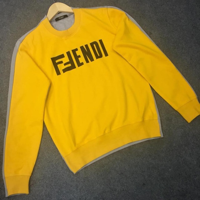 yellow fendi sweater