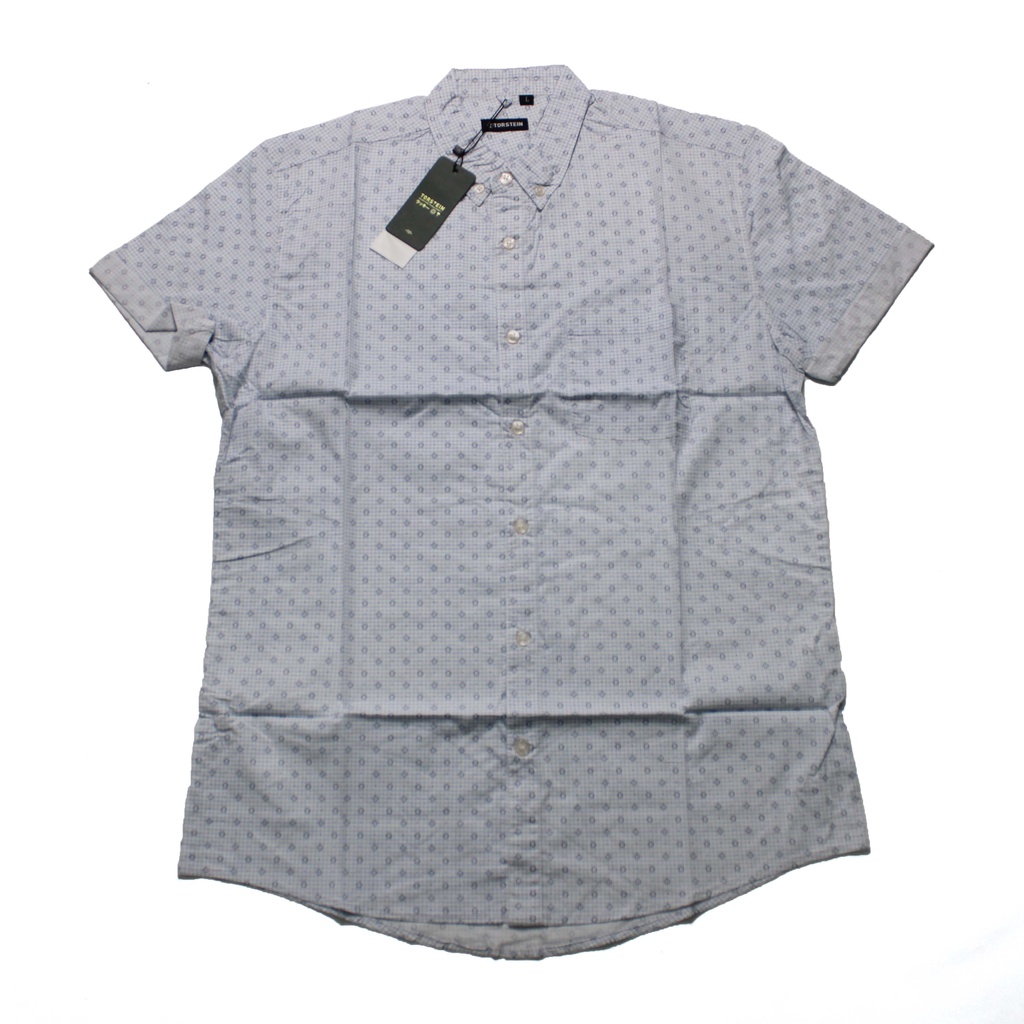 Torstein-Kemeja Motif Lengan Pendek Kemeja Full Print (oliver#5)