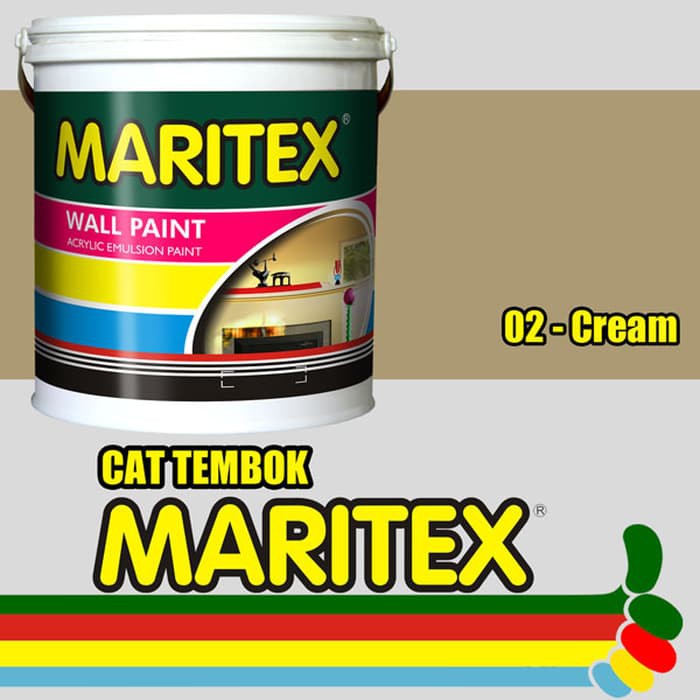 Cat Tembok Maritex Warna CREAM Kemasan Pail 20 kg