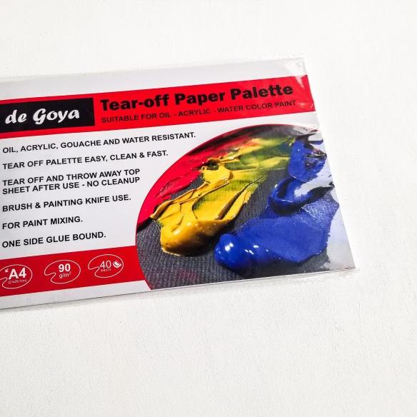 

✱ De Goya Tear Off Paper Palette A4 90gsm 40 Sheets ★