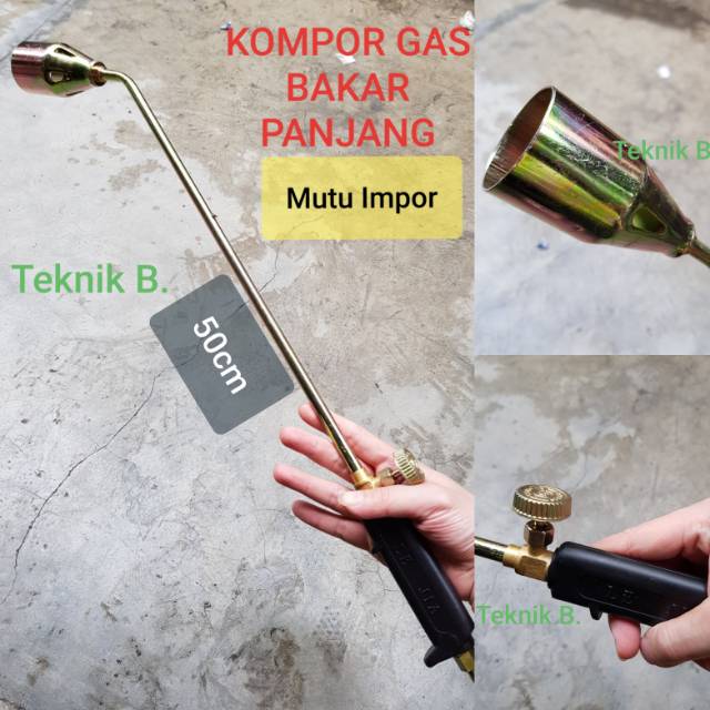 Heating Torch blower gas LGP bakar bulu cat - panjang atau pendek  Mutu PREMIUM (PAKET LENGKAP)