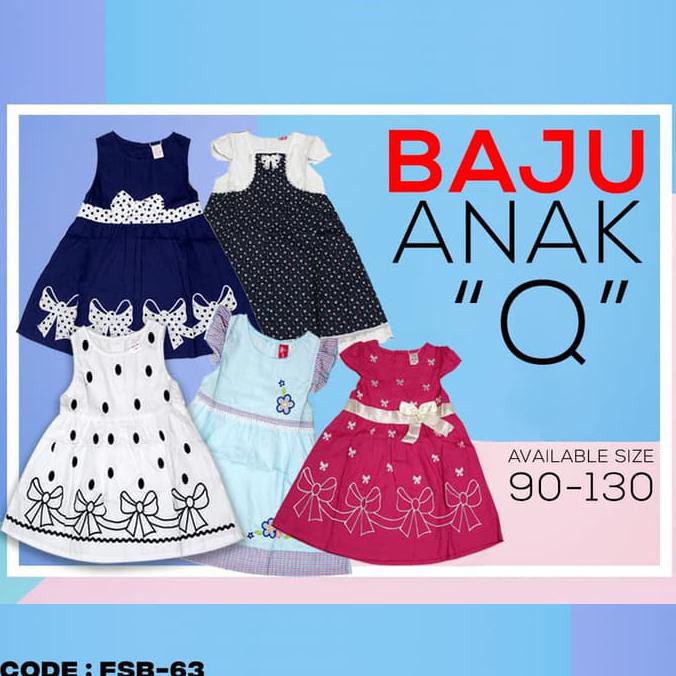 Baju Fashion Dress Anak Q (Fsb-63)