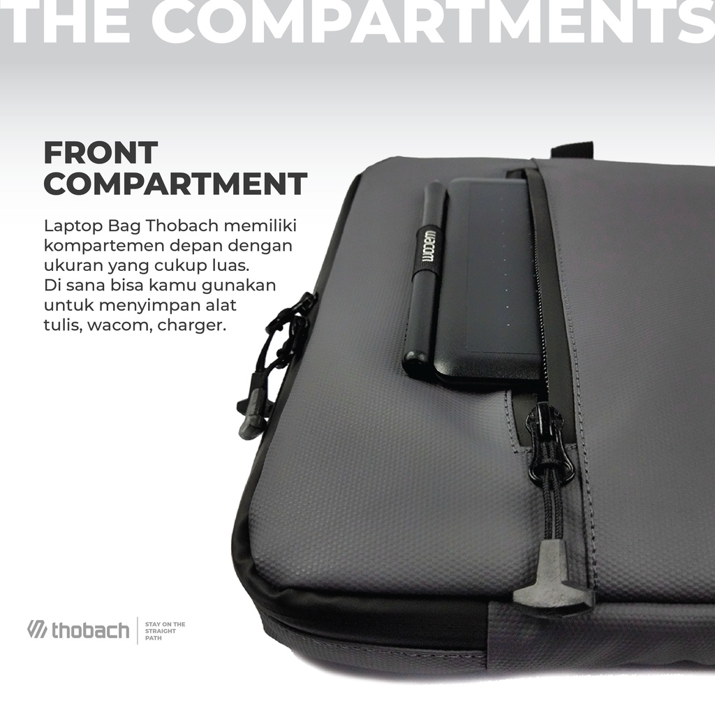 THOBACH-TAS LAPTOP WATERPROOF METRO TAS SELEMPANG LAPTOP