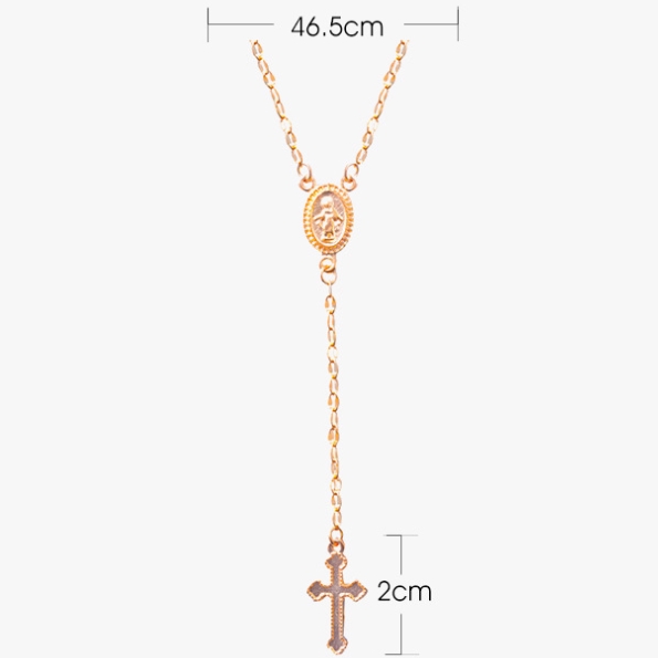 Kalung Liontin Salib Kalung Jesus Cross Liontin Rumbai Seksi Ornamen Paskah