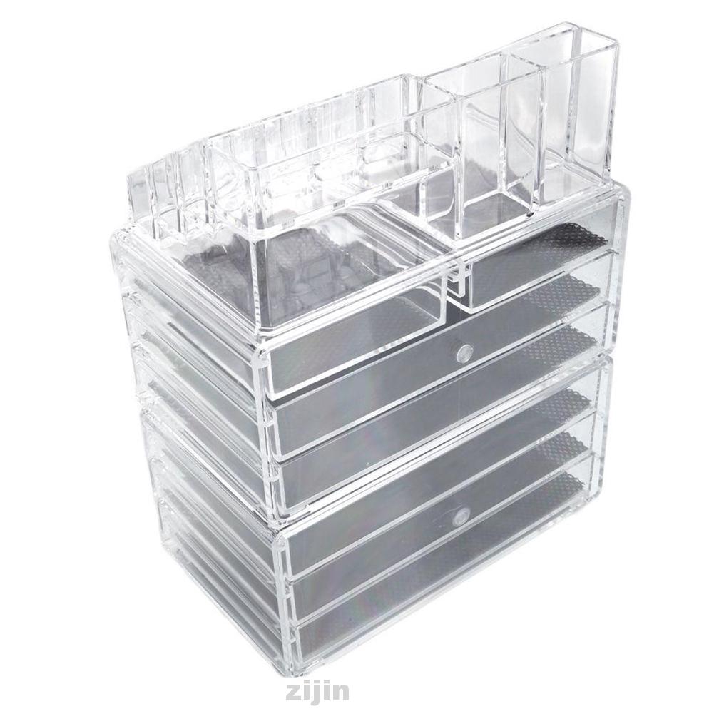 Women Makeup Storage Box Acrylic Cosmetic Organizer Drawers Organiser Shopee Indonesia