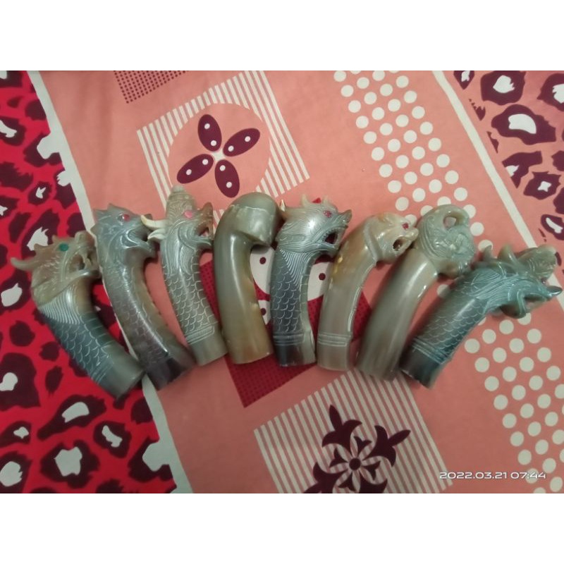 RANDOM GAGANG GOLOK TANDUK BULE