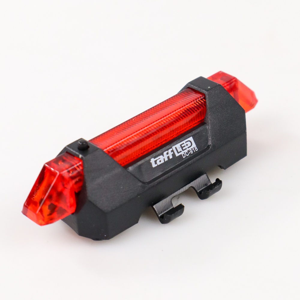 COD - Defensor Lampu Sepeda 5 LED Taillight Rechargeable - DC-918