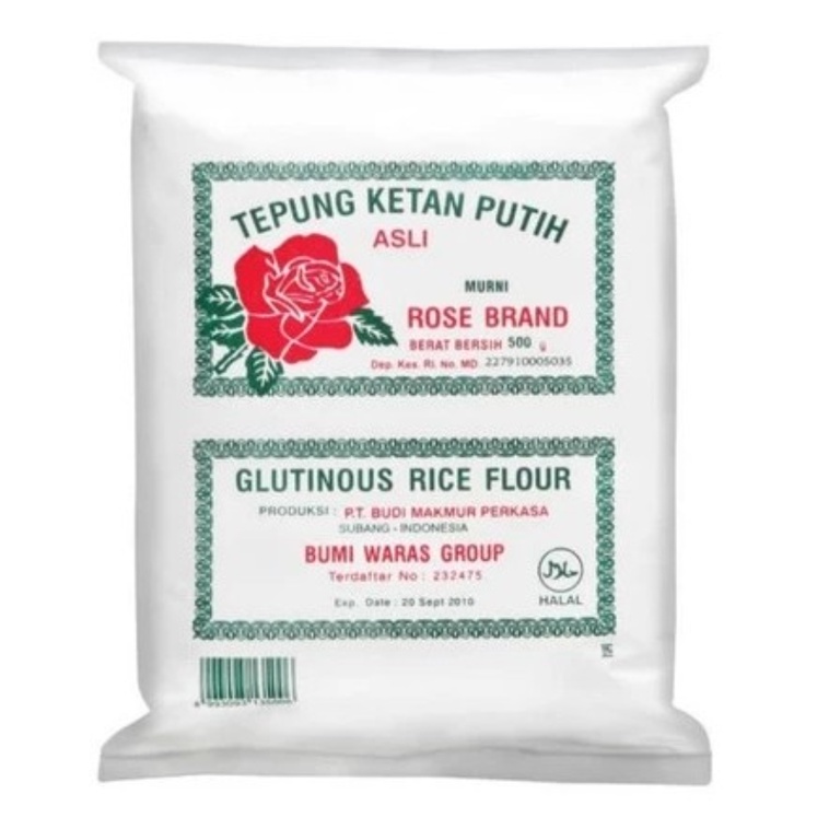 

Tepung Ketan Putih Rose Brand 500 gram