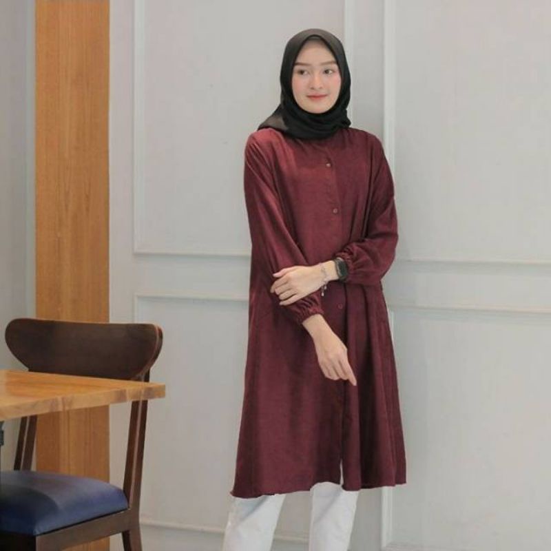 Dalya tunik atasan wanita fashion muslim remaja