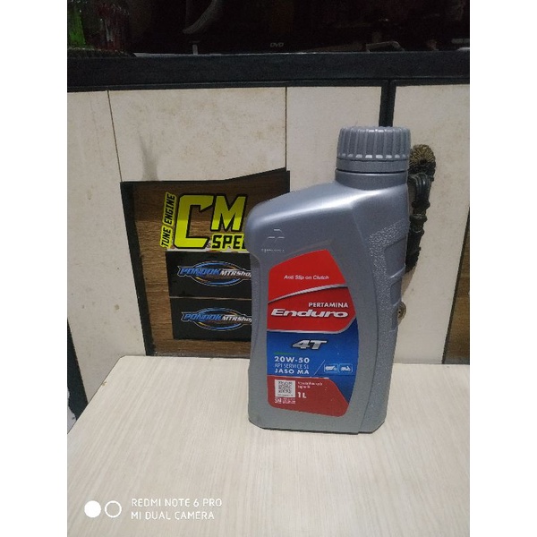 OLI MESIN ENDURO 4TAK SAE 20W-50 4TAK MOTOR SPORT 1LITER ORIGINAL ASLI