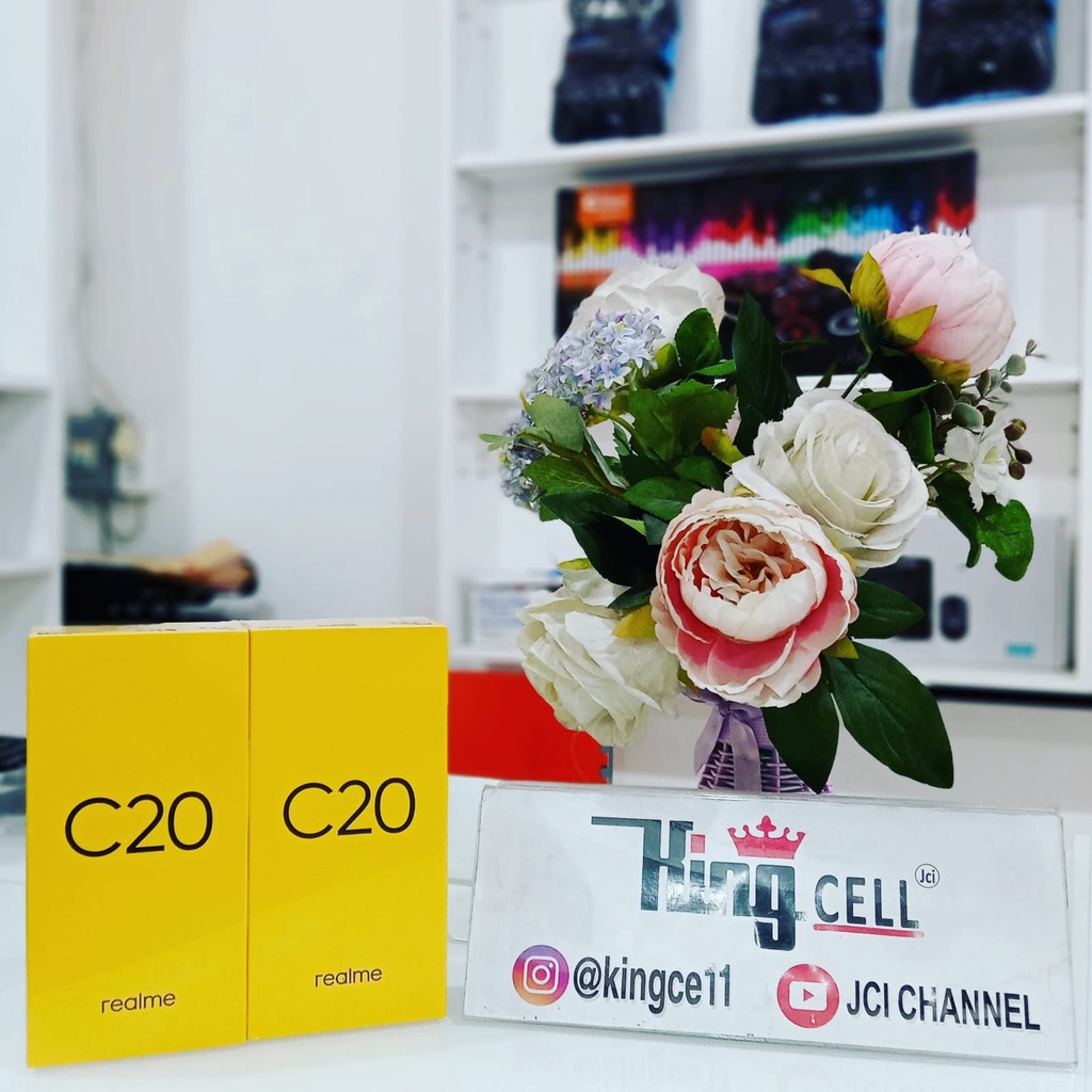 REALME C20 RAM 2/32 GARANSI RESMI REALME/KINGCELL