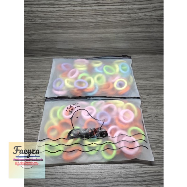 50 pcs ikat rambut wall pouch 2cm