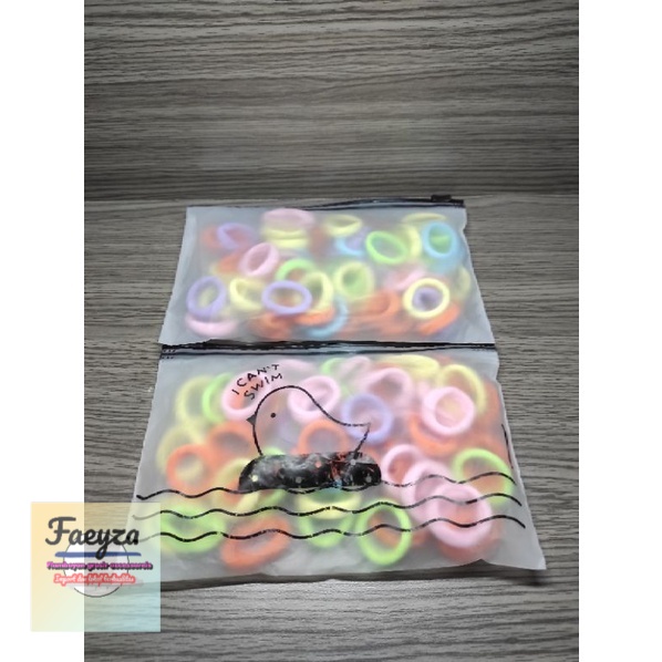 50 pcs ikat rambut wall pouch 2cm