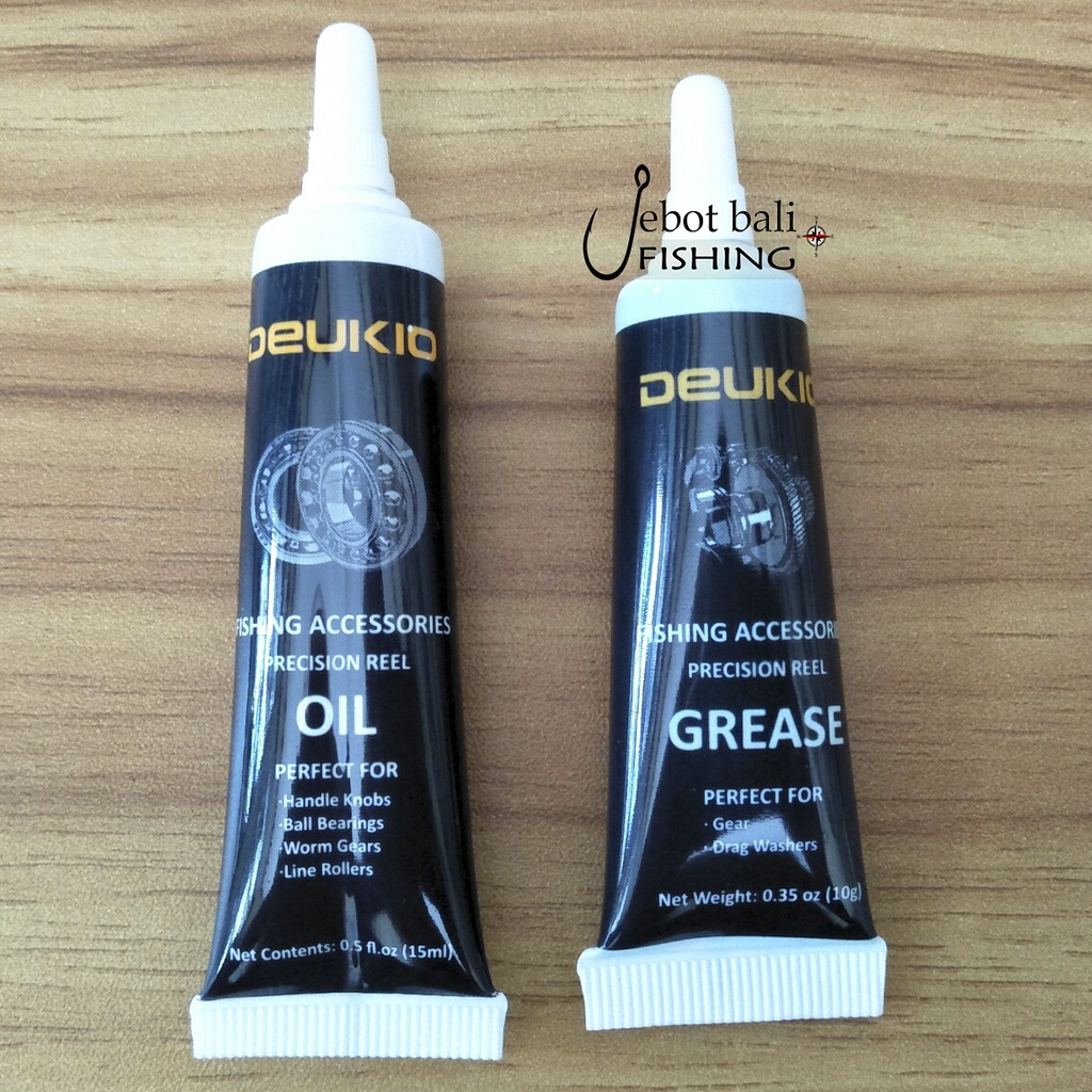1 Set Grease Dan Oil Reel Pancing - Gemuk - Pelumas Reel Pancing - Reel Maintenance