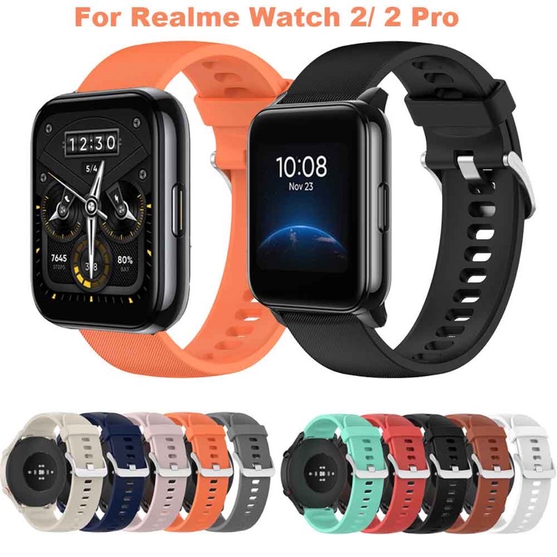 SL 22MM TALI JAM SMART WATCH REALME WATCH 2/2 PRO WATCH SILOCONE
