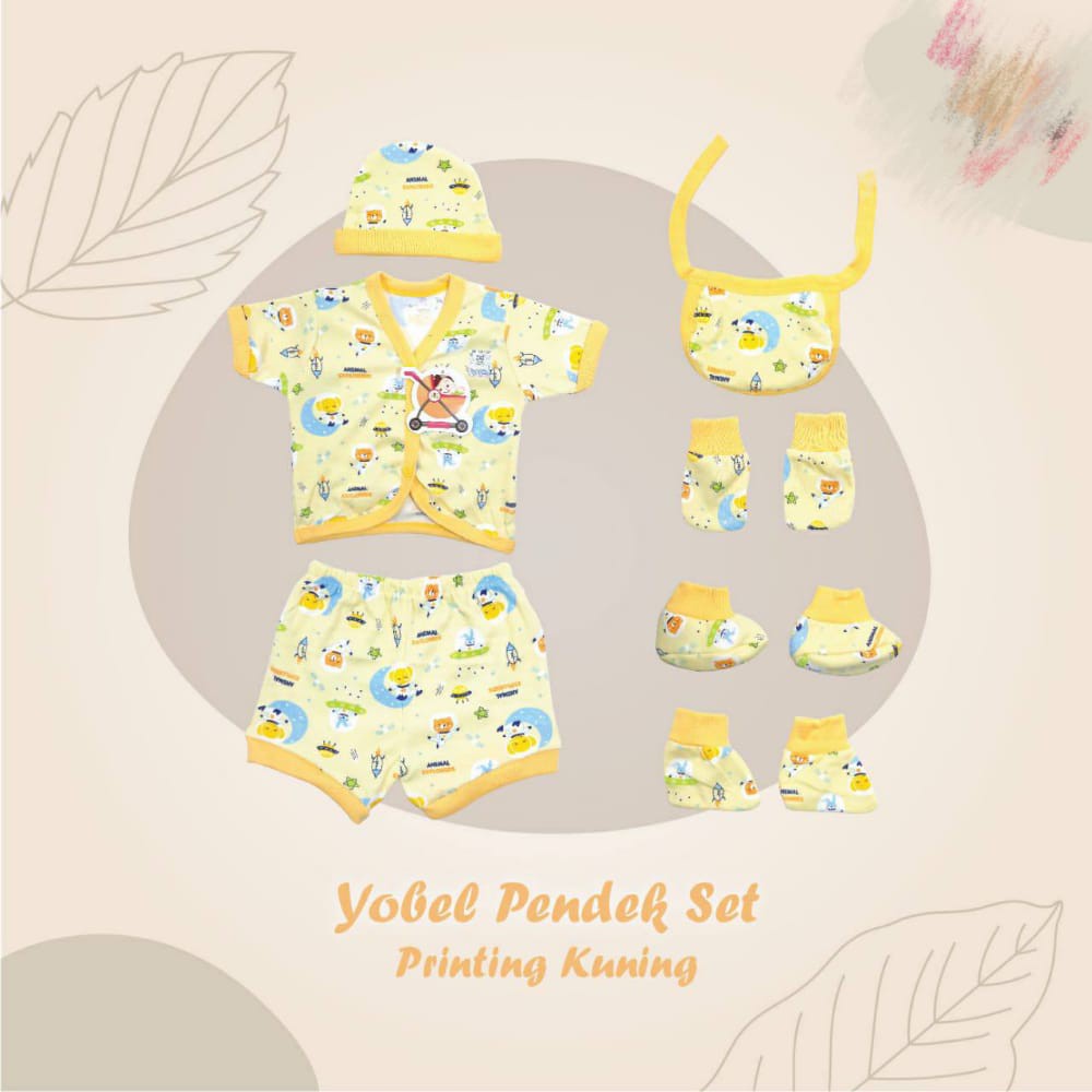 Setelan Baju Bayi Vinata - Yobel Pendek SNI - Baju Set Bayi