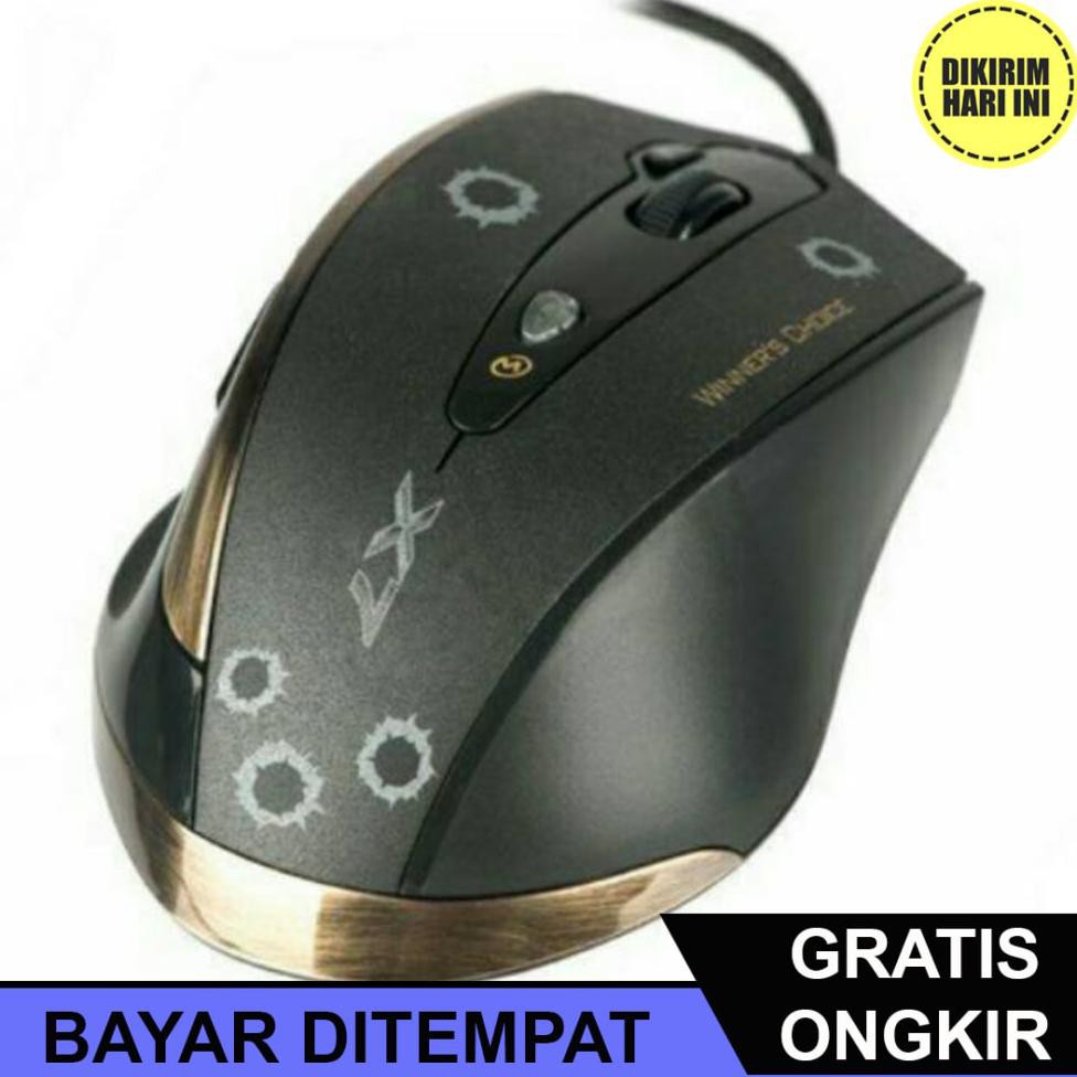 (BAYAR DITEMPAT) JD1536 MOUSE GAMING MACRO A4TECH X7 - F3