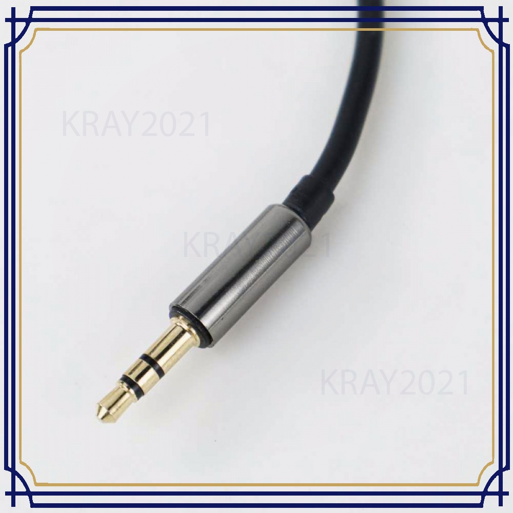 Kabel AUX 3.5mm Male ke 2 RCA Male 1 Meter - CB123