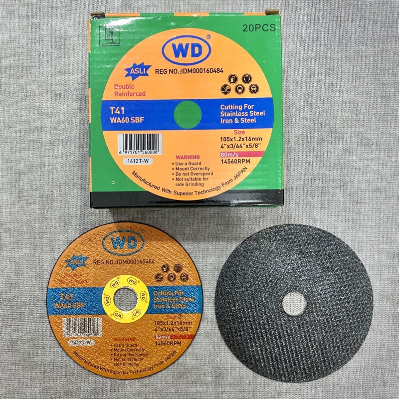 Batu Gerinda Gurinda Potong besi WD 4 inch