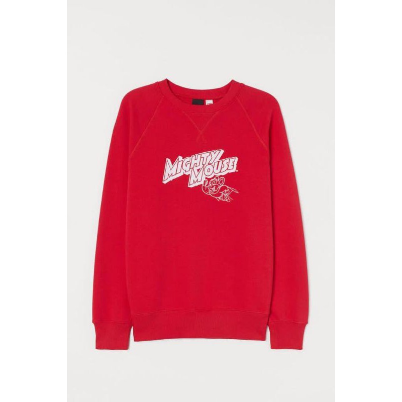crewneck h&m hnm mighty mouse