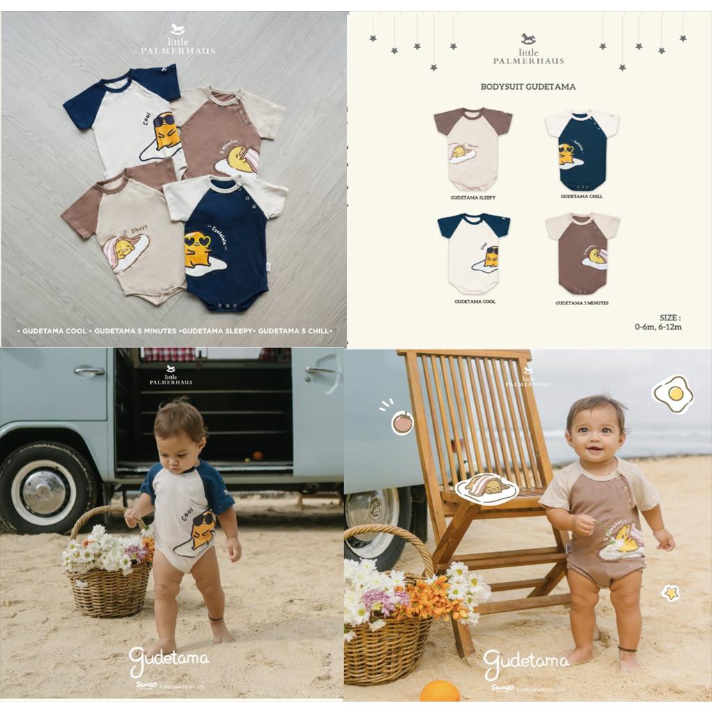 LITTLE PALMERHAUS (1pcs) Gudetama Bodysuit / Jumper Romper Segitiga Bayi