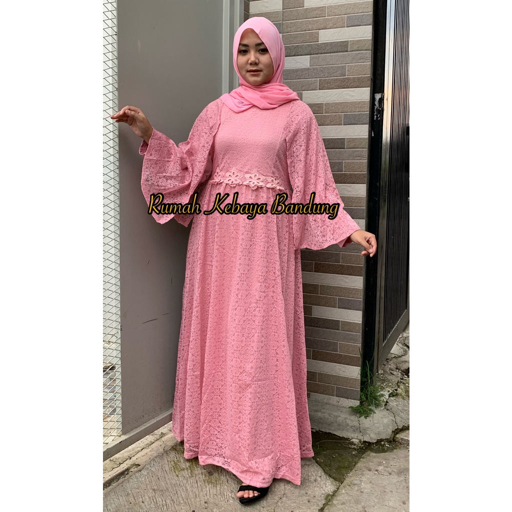 CYRILLO CAPE DRESS ORI BY SHAKIRA REAL PIC/ DRESS BRUKAT /CAPE DRESS/ DRESS MAXI / BAJU PESTA RUMAH KEBAYA BANDUNG RUMAH SONGKET BANDUNG