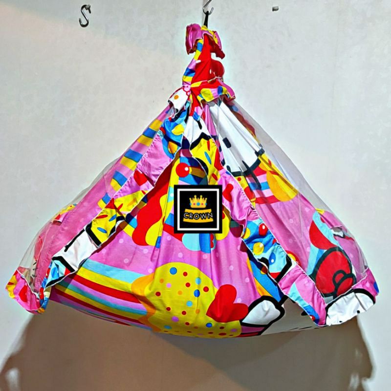 Ayunan Karakter + kelambu + kasur | Ayunan Bayi | Kain Ayunan Karakter-MOTIF LAIN