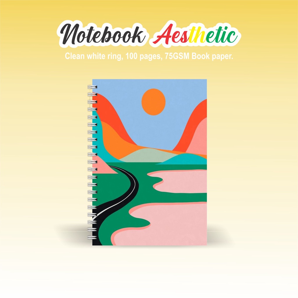 

Notebook Aesthetic BOOKPAPER GRID/KOTAK2#DOTTED/TITIK2#BLANK/POLOS#GARIS/LINE