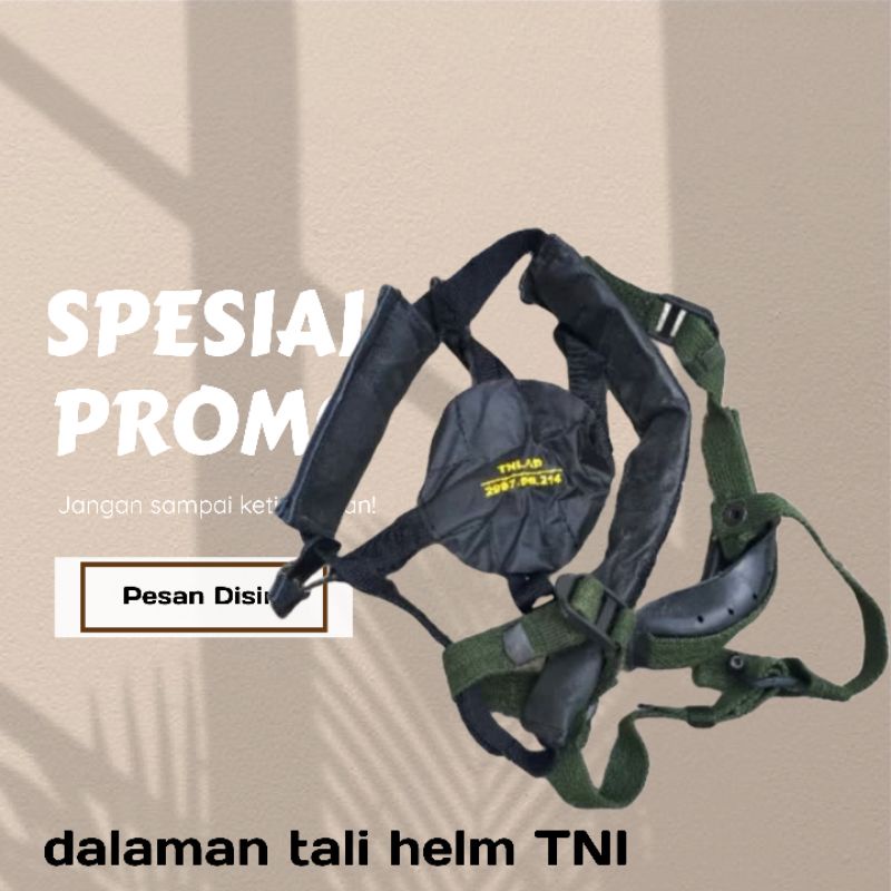 Tali helm TNI/dalaman tali helm TNI/Tali helm 3in1