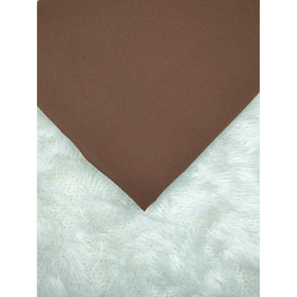 PASHMINA SQUARE ORIGINAL ( ANTI TEMBEM ) / PASHMINA SEGITIGA-CARAMEL