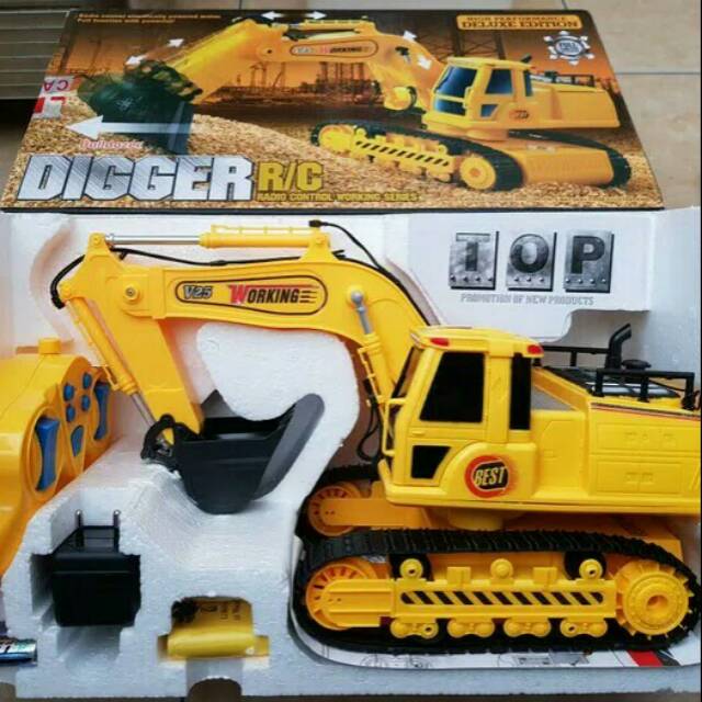 Rc excavator mainan remote control