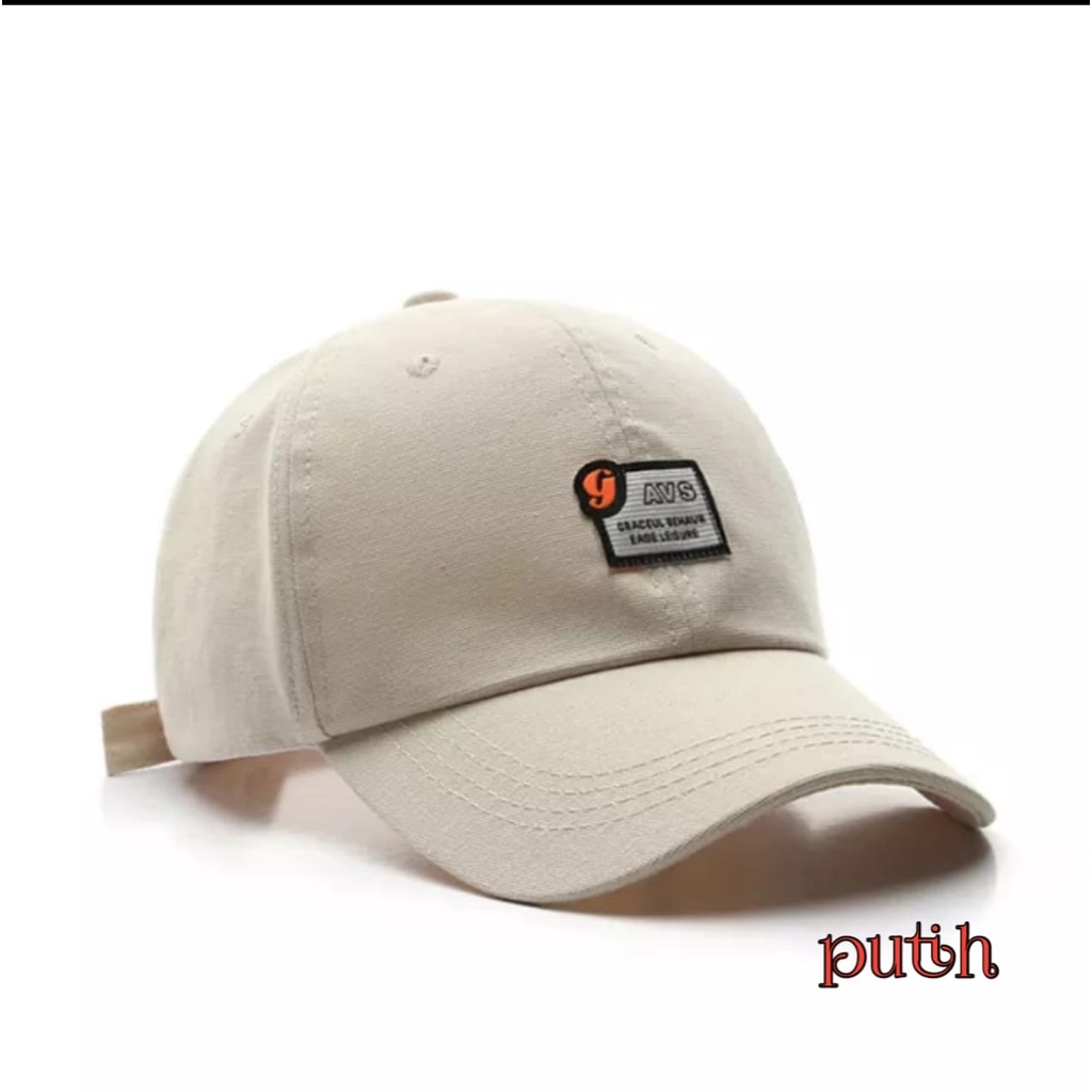 Topi Distro Pria Wanita Warna Pure Topi Baseball Bordir Unisex