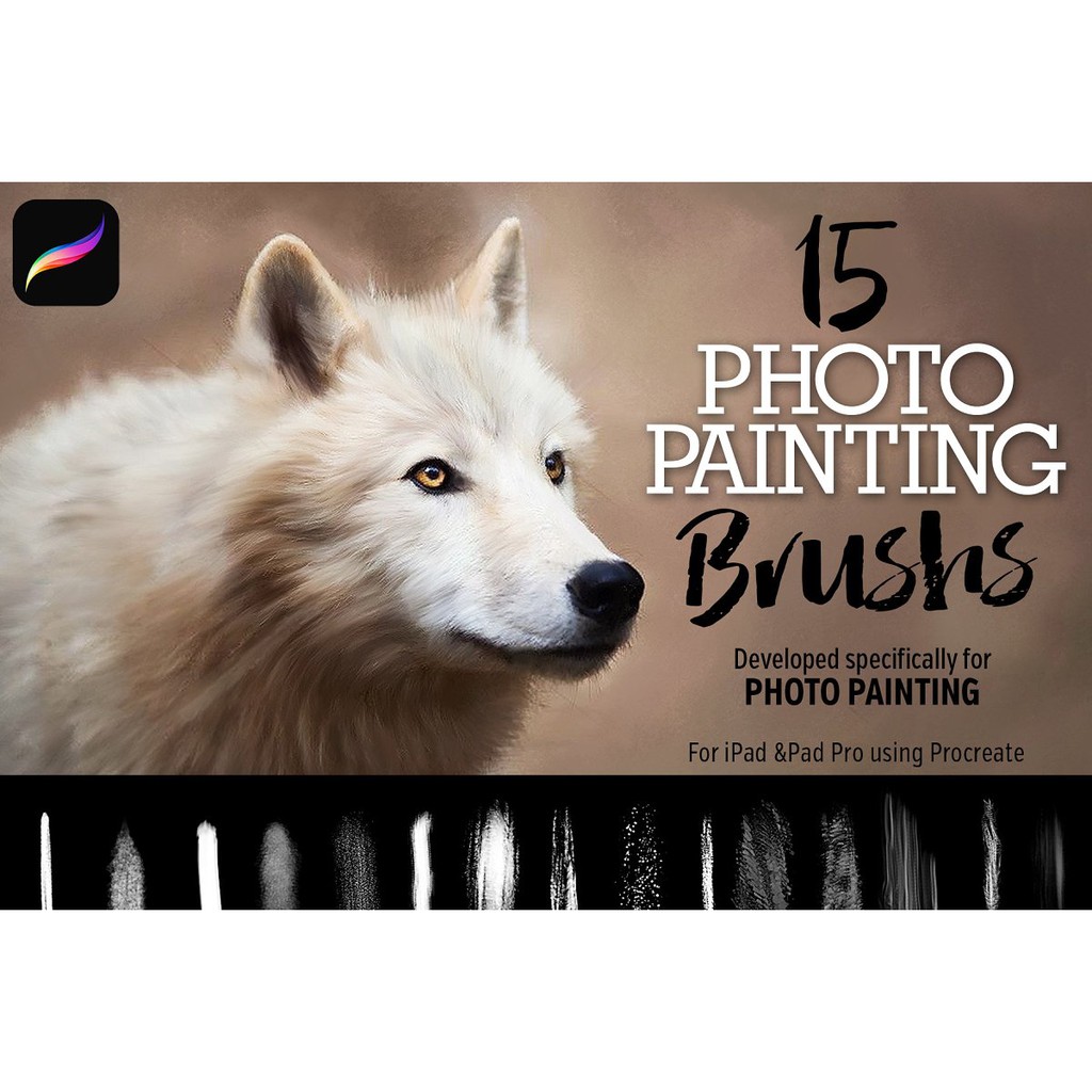 Procreate Brush - 15 Photo Painting Brushes