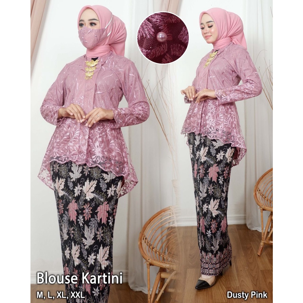 Kebaya Kartini Modern Wisuda / Kebaya Bridesmaid / Kebaya Kekinian / Kebaya Modern / Kebaya Remaja / Kebaya Pesta / Baju Kebaya Busui Modern