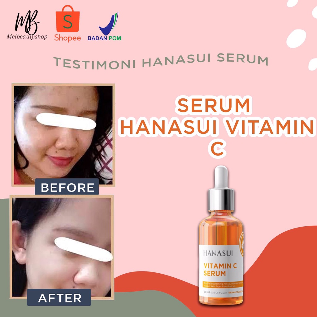 Hanasui ✔️BPOM Power Serum | Whitening Gold Vit C Collagen Anti Acne Propolis