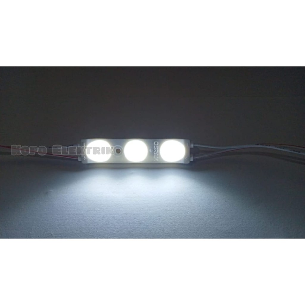 Lampu LED Modul BackLED 3 Mata Osram 12V 1.5W 10000K - White