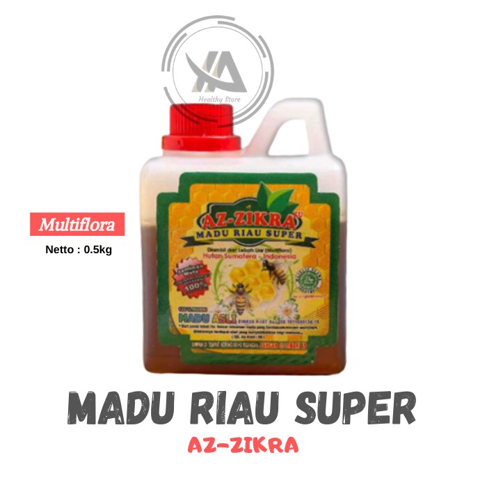 

Madu Hutan Riau Super Multiflora Az-Zikra 500g / Az Zikra Natural Florest Honey 500gr YA122