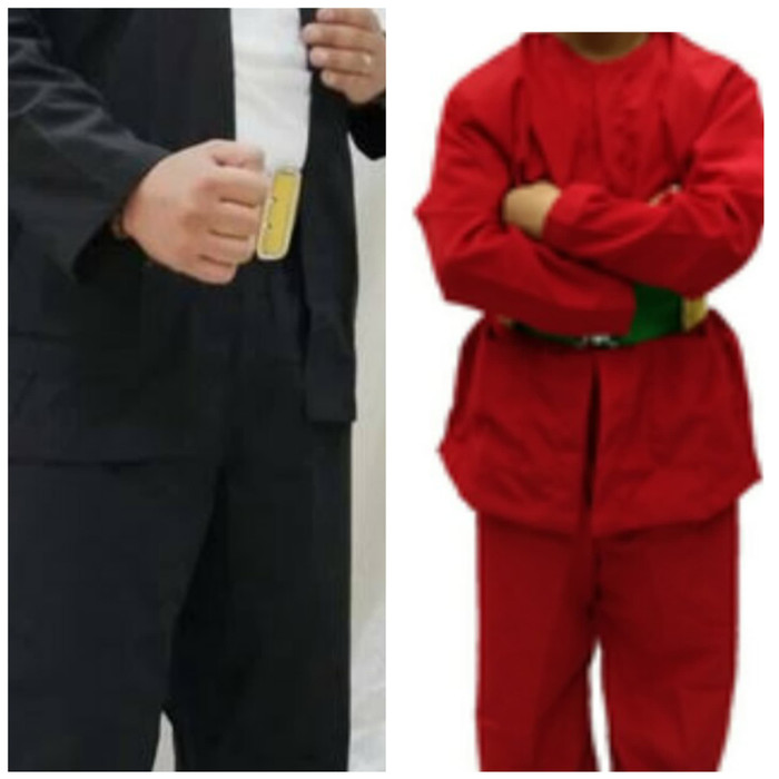 celana pangsi betawi / celana silat - Putih