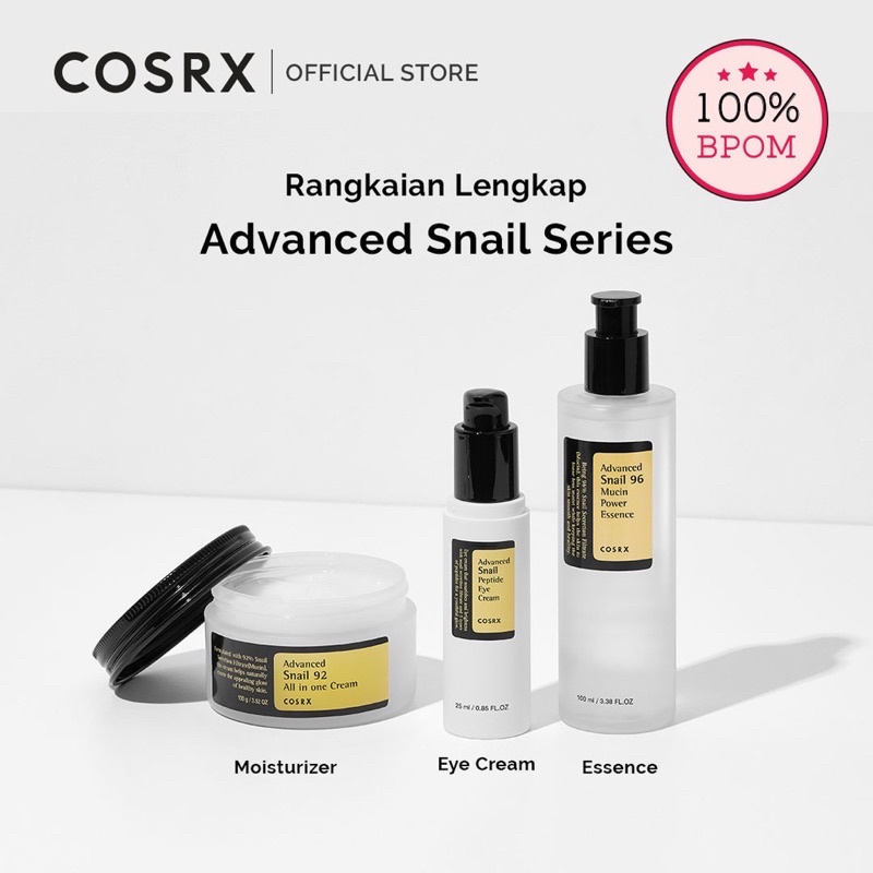 COSRX Advanced Snail Mucin 96 Power Essence 100ml - Esens Lendir Siput