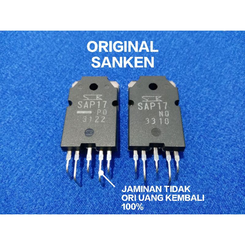 TRANSISTOR SAP17P SAP17N PENGGANTI SAP15 SAP16