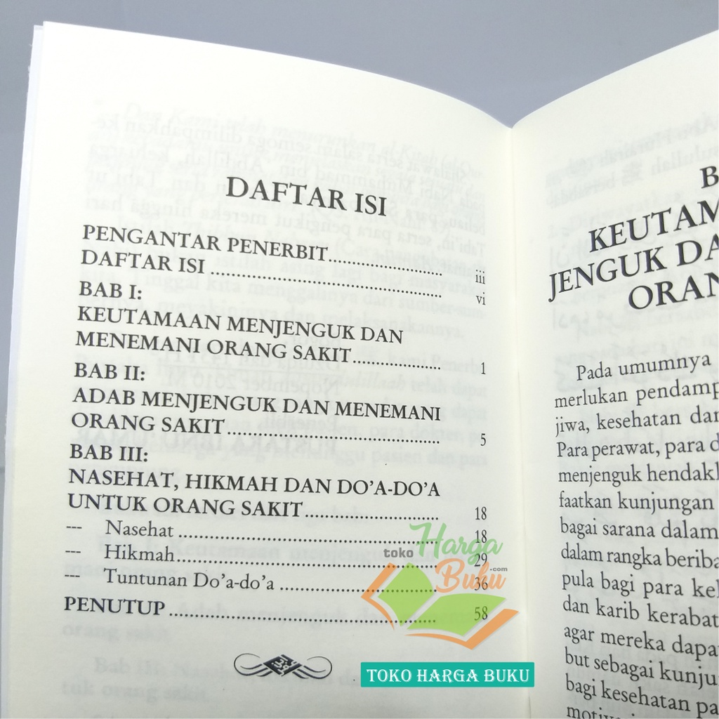 Bimbingan Rohani untuk Orang Sakit - Tuntunan untuk Pasien Dokter Perawat Keluarga dan yang Menjenguk Penerbit Pustaka Ibnu Umar