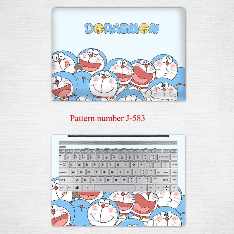 2pcs Stiker Pelindung Laptop Universal Motif Doraemon Ukuran 12 13 14 15.6 Inch ACER Swift Nitro 5 aspire AN515-52 AN515-55