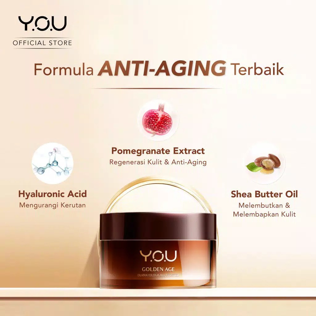 YOU Golden Age Revitalizing Night Cream 30g[Overnight Skin Reviving Complex]