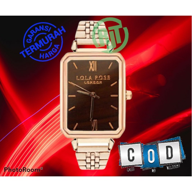 COD JAM TANGAN WANITA ELEGANT CASUAL IDEAL MODEL - SIZE - MATERIAL ROSEGOLD RJT696